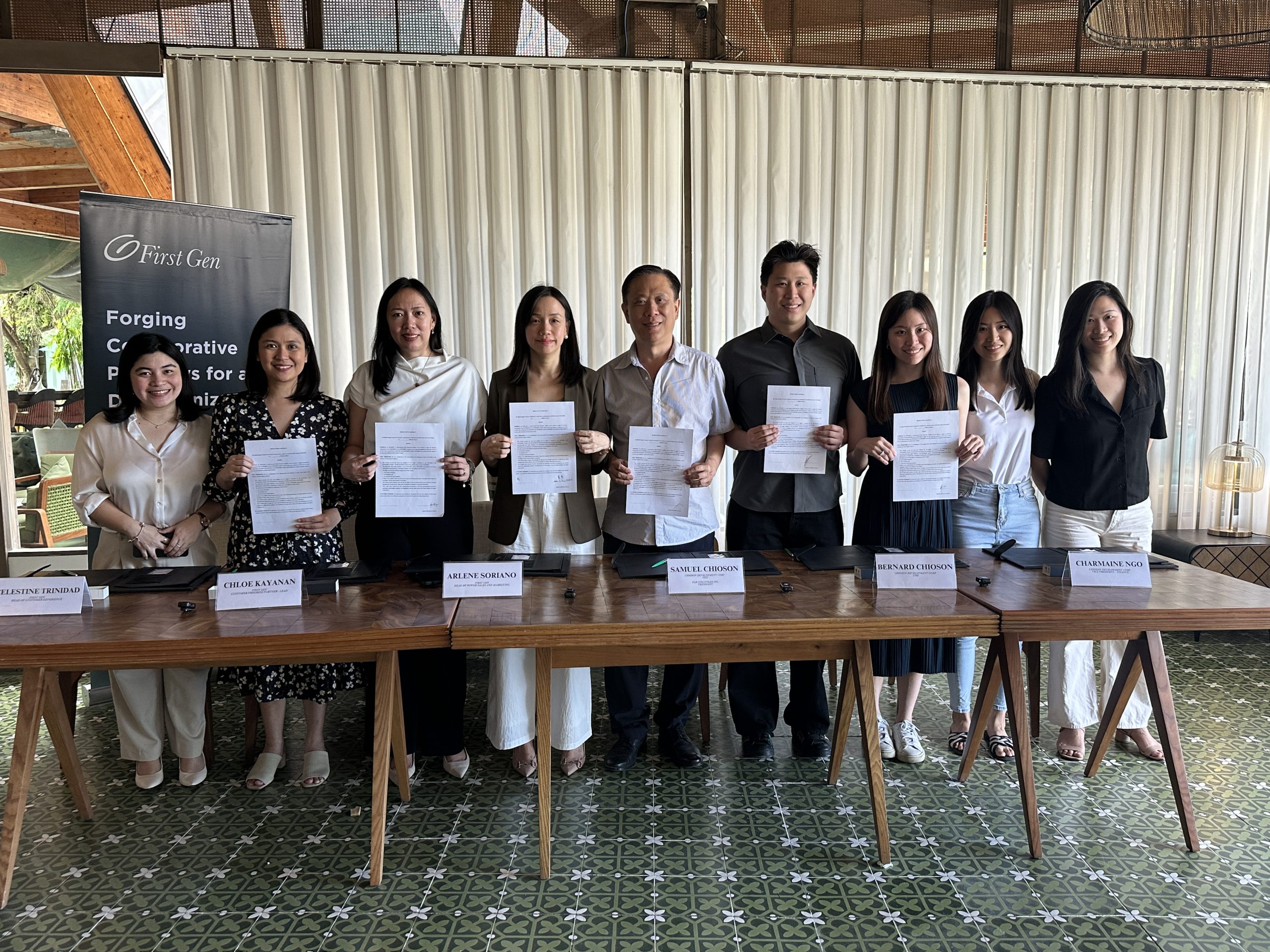 Chioson Group Renews Clean Power Deal with First Gen to Cut Emissions and Power Cebu Plants