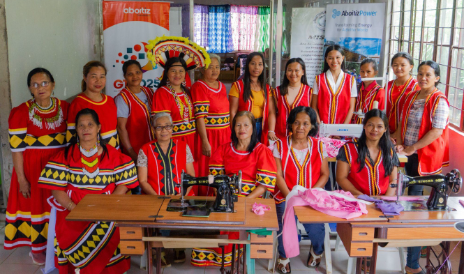 Aboitiz Wins CSR Award for IP Women Sewing Project in Bukidnon