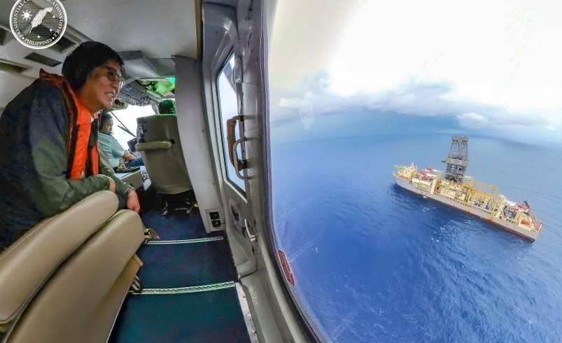 Marcos Inspects Malampaya Drilling, Backs Project to Secure Luzon Power