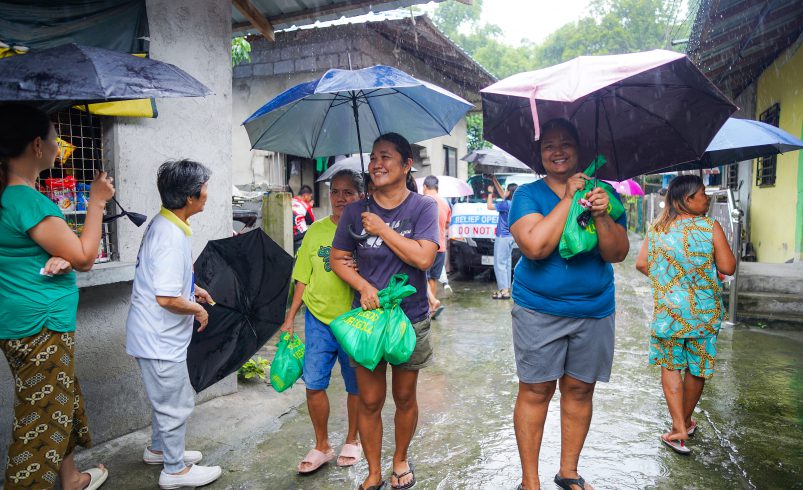 PWS, Prime Infra aid 1,200 storm victims in Porac