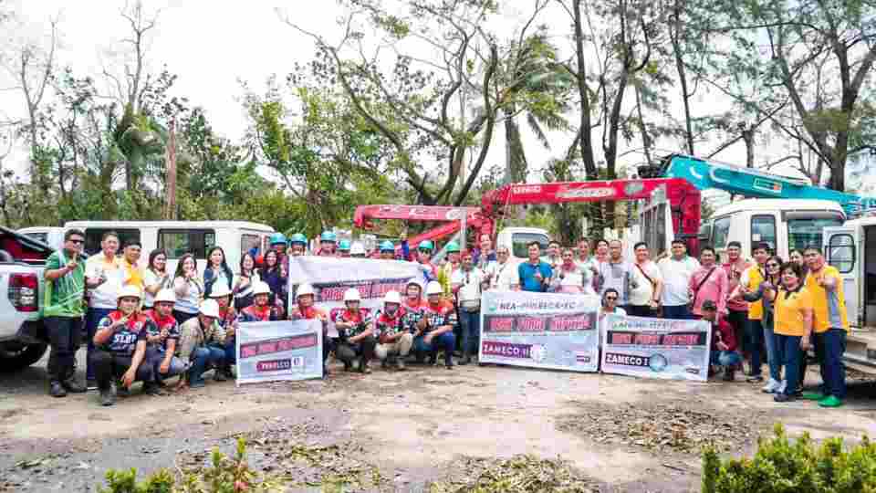 NEA deploys line crews to restore power in Pangasinan