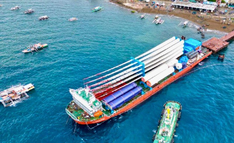 PH’s largest wind turbines arrive in Infanta for Alternergy’s 128MW Tanay project