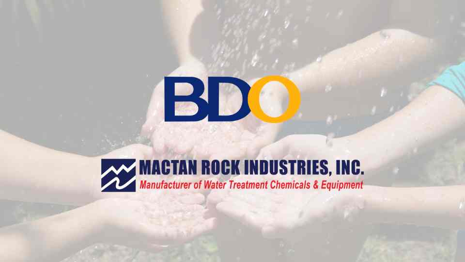BDO Backs Cebu Water Firm’s Sustainable Treatment Projects