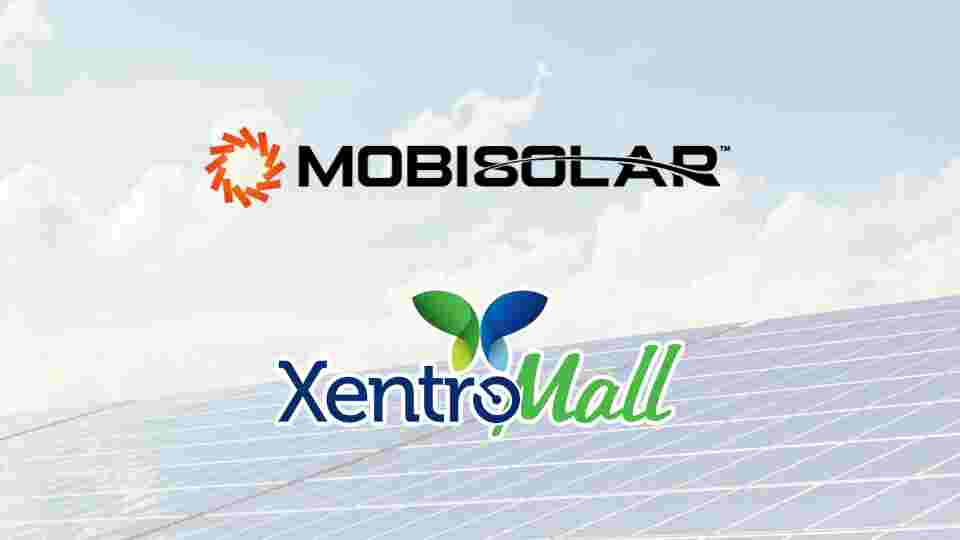 Mobi Solar Signs First Retail Mall PPA, Powers XentroMall Sites with 2.5 MW Solar Deal