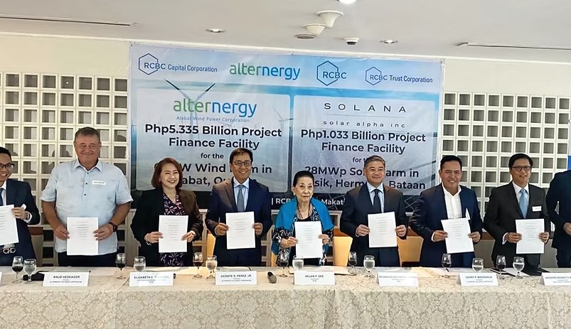 RCBC and Alternergy Expand Partnership with New Solar and Wind Project Financing