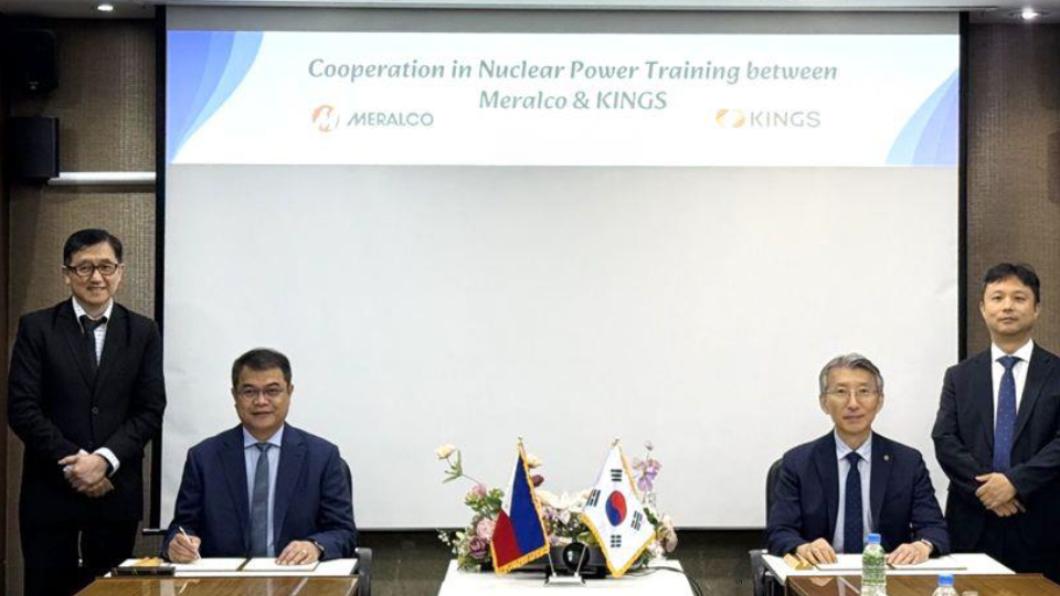 Meralco taps Korean partners to boost nuclear energy transition