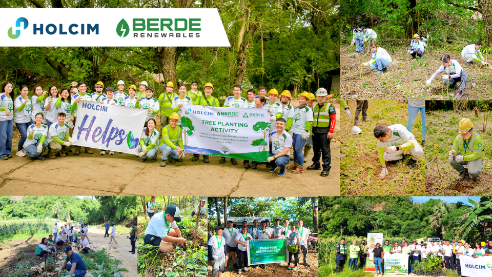 Berde Renewables, Holcim lead planting of over 1,100 trees in Bulacan, La Union