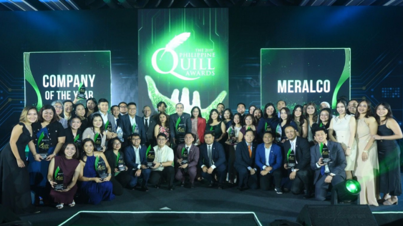 Meralco named ‘Company of the Year’ at 21st Quill Awards