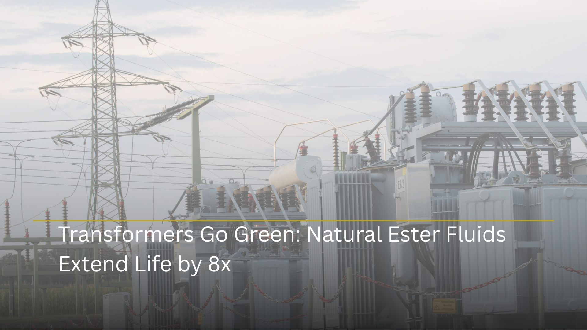 Transformers Go Green: Natural Ester Fluids Extend Life by 8x