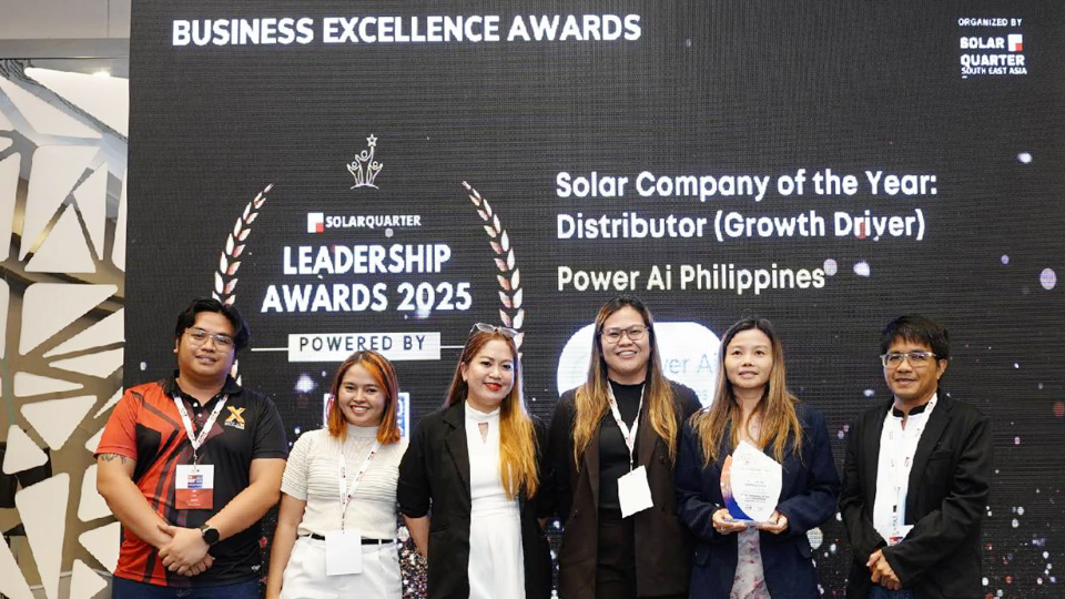 Power Ai wins ‘Solar Company of the Year’ at Solar Week 2025