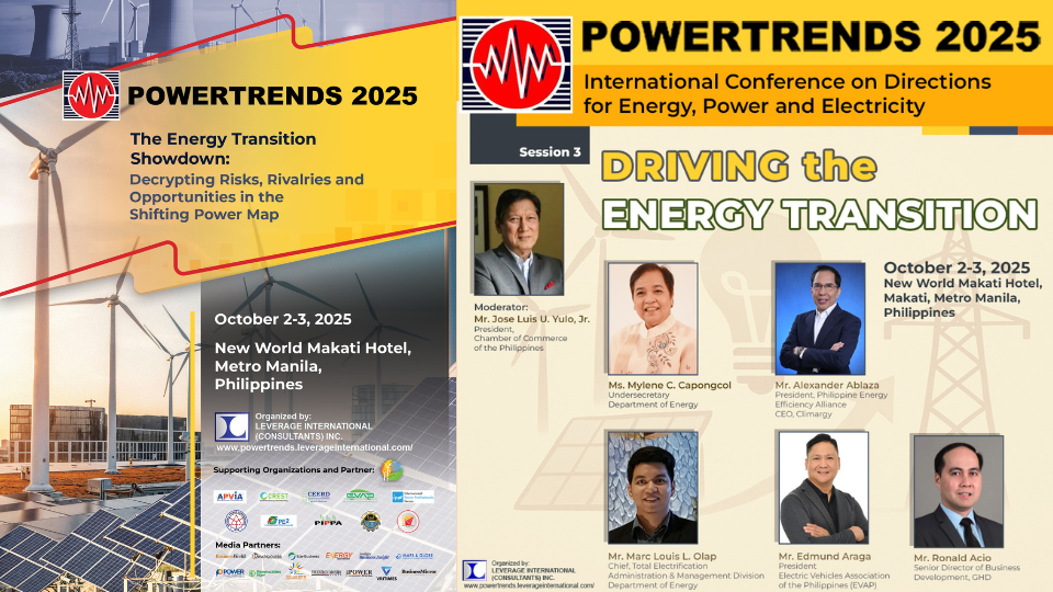 Global and Local Energy Leaders to Convene at POWERTRENDS 2025 in Manila