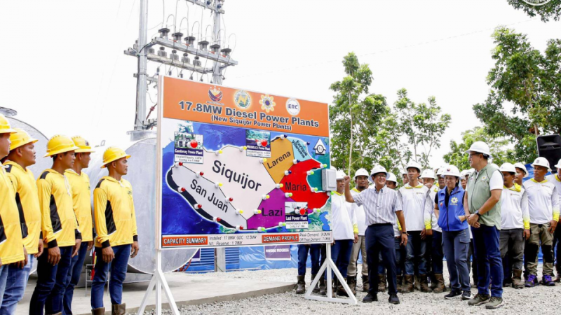 DOE chief puts power firms on notice as Siquijor gains stable power