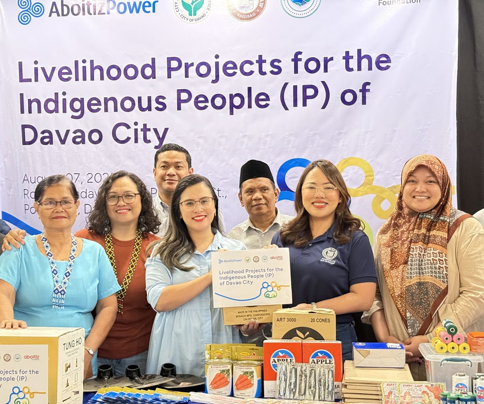 AboitizPower Unit Donates PHP1M Livelihood Kits to Davao Farmers and IPs