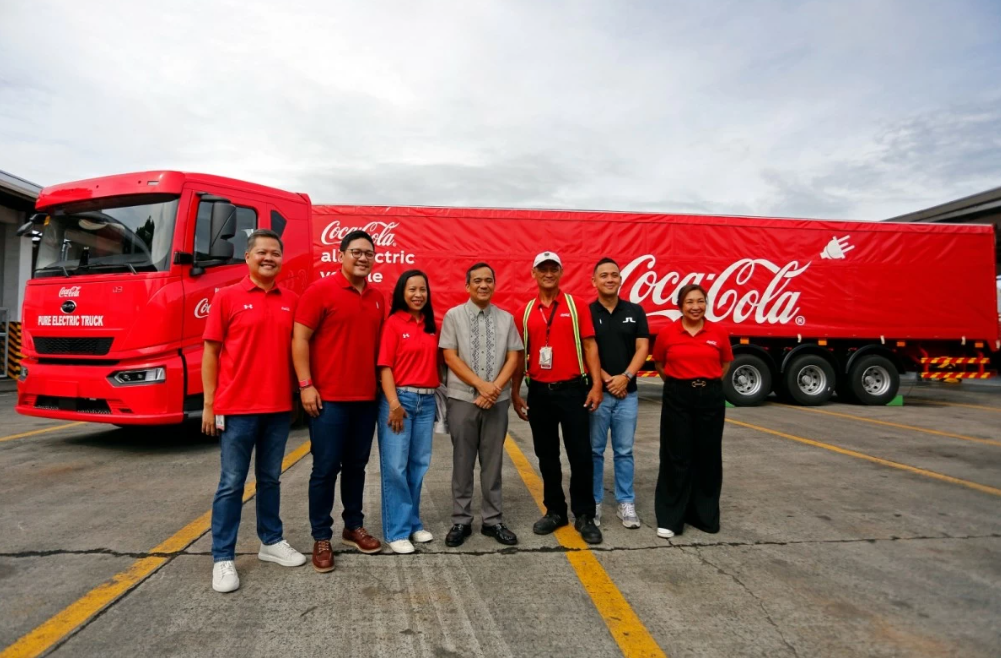 Coca-Cola Europacific Aboitiz rolls out its first fully electric truck in the Philippines