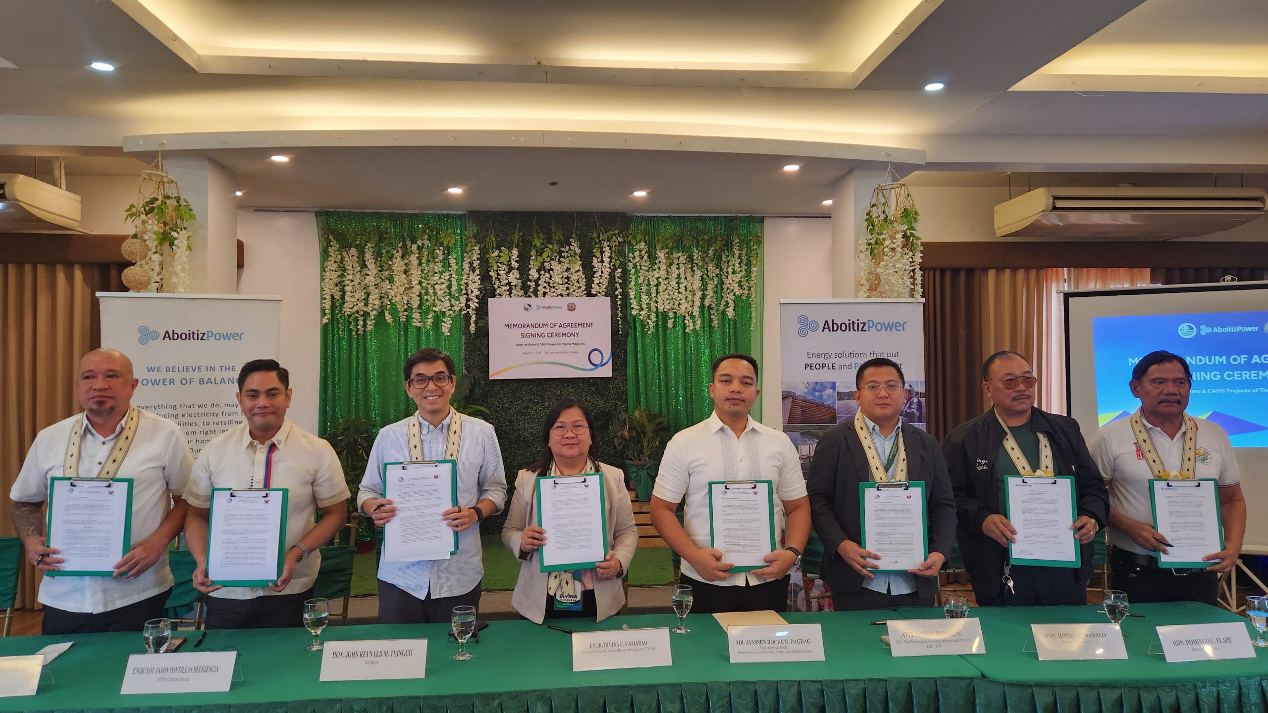 AboitizPower, DENR, and Navotas team up to restore waterways and improve air quality