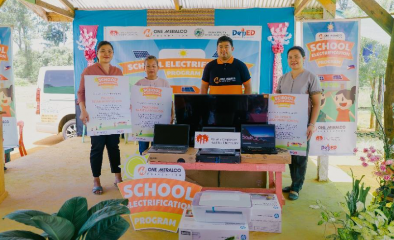 One Meralco Foundation brings solar power, multimedia tools to remote Palawan schools