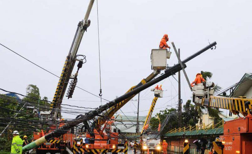 Power Restoration Progresses After Uwan – Meralco