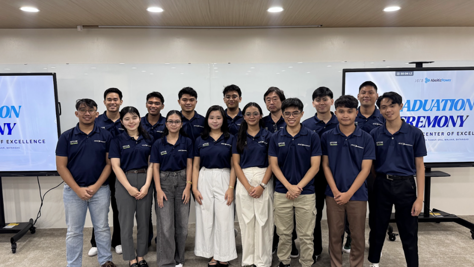 AboitizPower–JERA graduate first batch from Batangas training hub